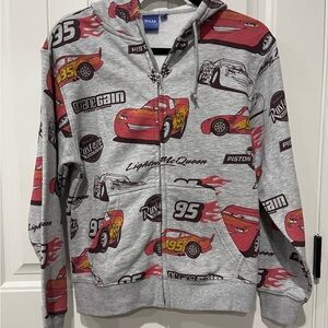 Disney Cars Kids Hoodie - Gray and Red